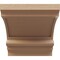 Ekena Millwork 9"W x 9"D x 9"H Wide Diane Rough Cedar Woodgrain TimberThane Corbel, Primed Tan CORUR09X09X09DIARCPR - alternate 2